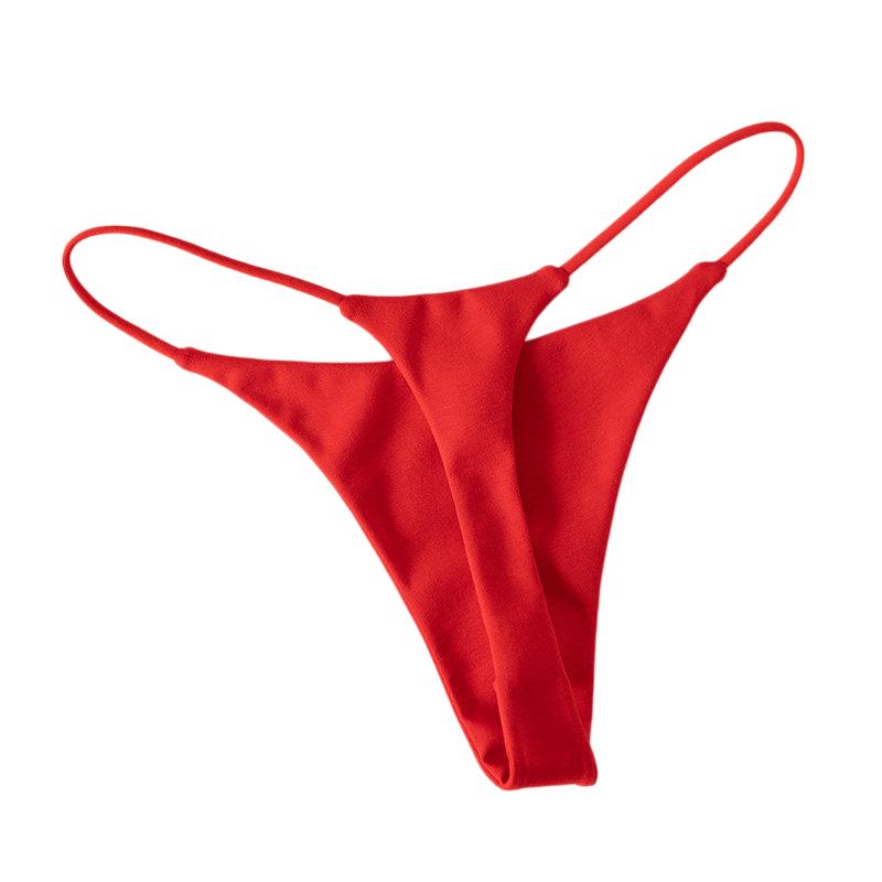 Thong Bikini Women - 로우 웨이스트 코튼 끈 팬티 여성