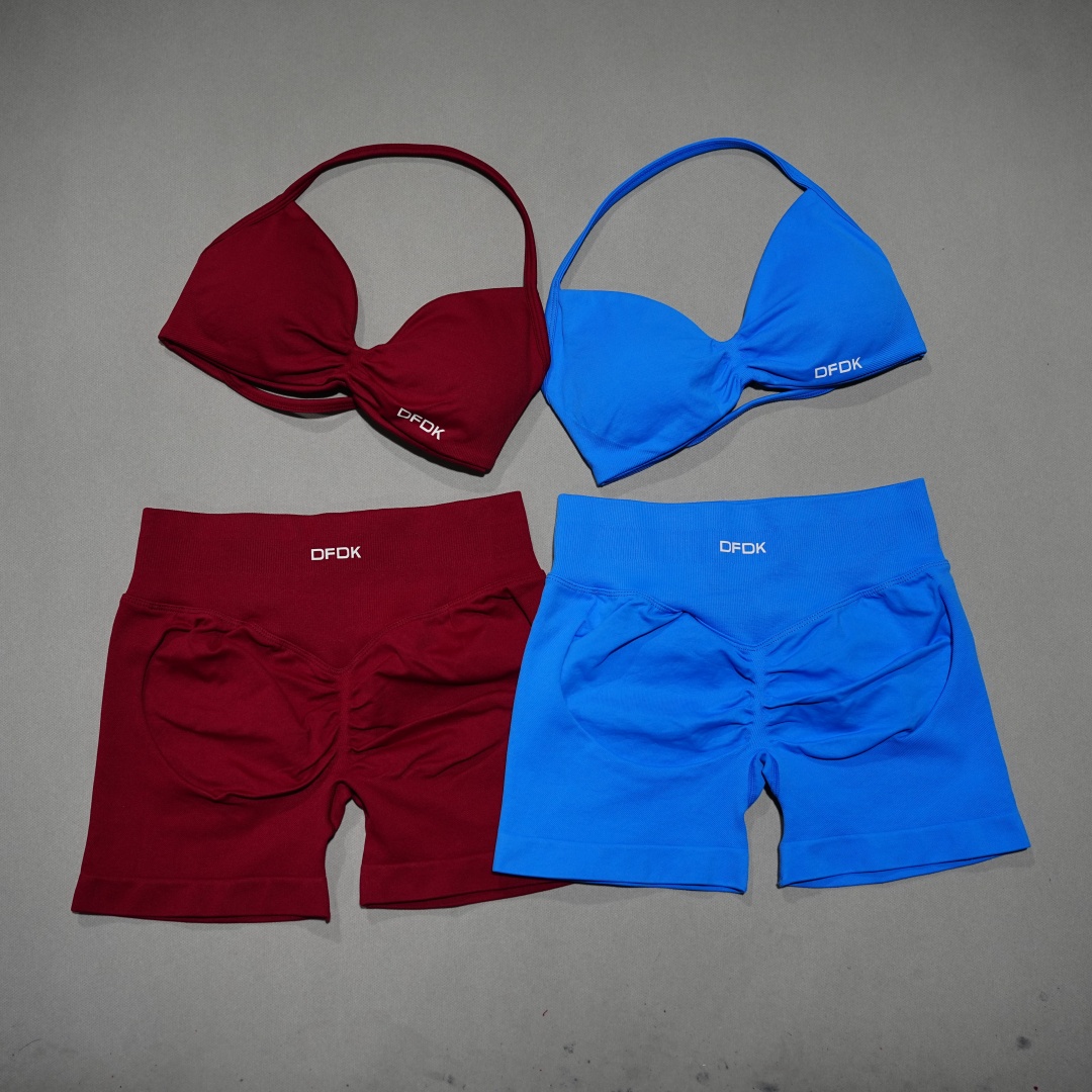 Sports Bra High Impact - DFDK 여성 2PCS 피트니스 스포츠 세트