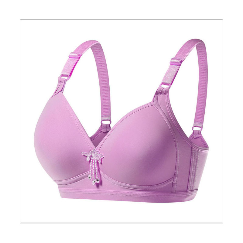 Bralette Wireless Soft - 큰 가슴 여성 부드러운 푸시업 브라,
