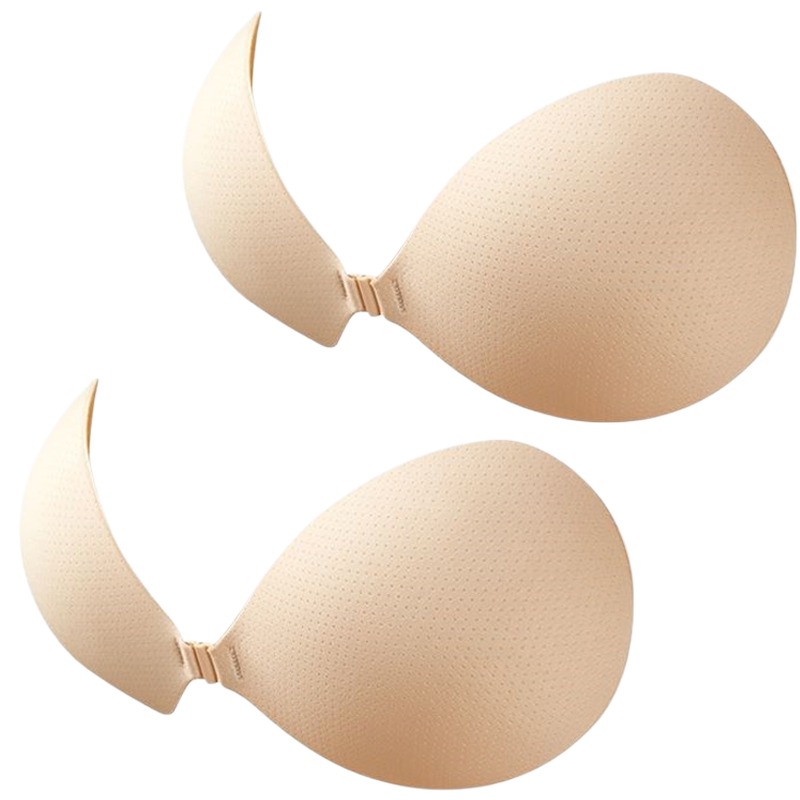푸쉬업 스티키 브라 두꺼운 투명 실리콘 가슴 패드 접착 - Strapless Bra Backless 리뷰 및 가격