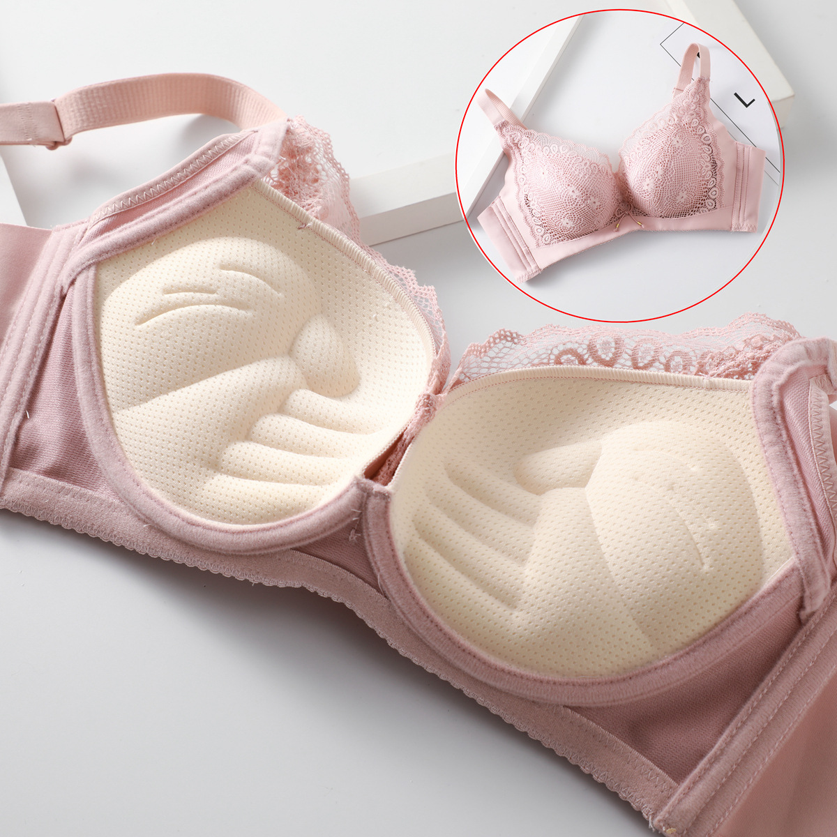 여성을위한 브래지어를 밀어 섹시한 꽃 레이스 Brale - Bralette Wireless Soft 리뷰 및 가격