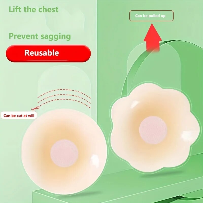 1 쌍의 실리콘 젖꼭지 커버 리프트 업 브래지어 스티커 - Push Up Bra Padded 리뷰 및 가격