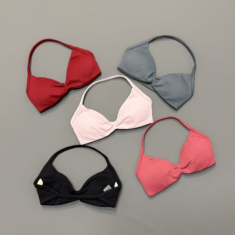 여성용 홀터 스포츠 브라 V넥 패드 내장 요가 브라 탈 - Sports Bra High Impact 리뷰 및 가격