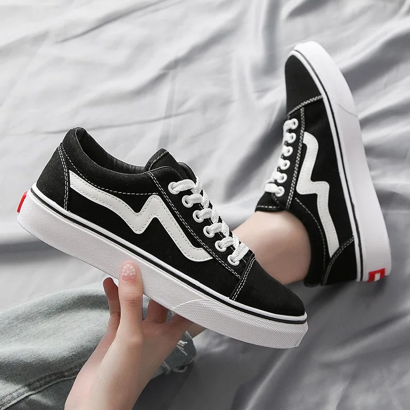 청소년 학생 소년 소녀 봄 가을 캐주얼 조깅 스니커즈  - Vans Shoes Old Skool 리뷰 및 가격